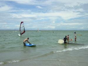 windsurfing at El Yaque beach